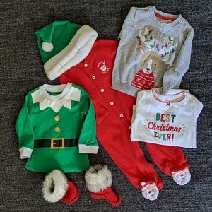 Carter's 9 months Christmas clothes